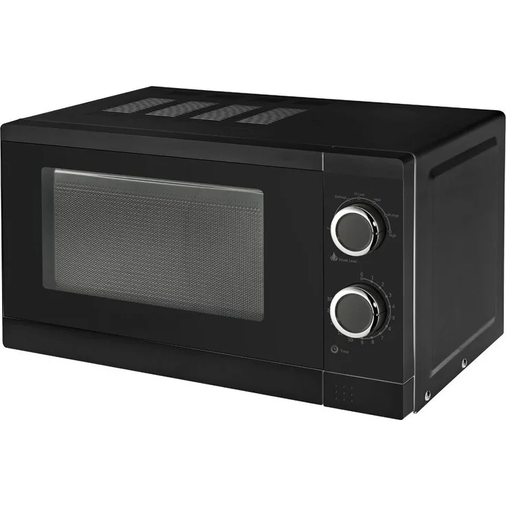 PKM Mikrowelle MW700-17UB2B 17L/700W bk, Kompakte Mikrowelle mit 17 Litern Fassungsvermögen