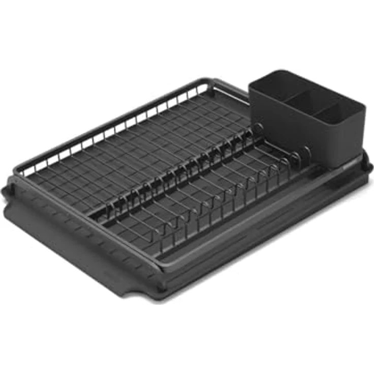 Brabantia Abtropfgestell, Stahl, dunkelgrau, 49,2 x 38,6 x 14,2 cm – Bild 4