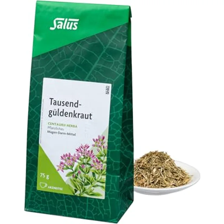 Salus Tausendgüldenkraut Arzneitee Centaurii herba, 75 g Tee für Erwachsene und Kinder ab 12 Jahren