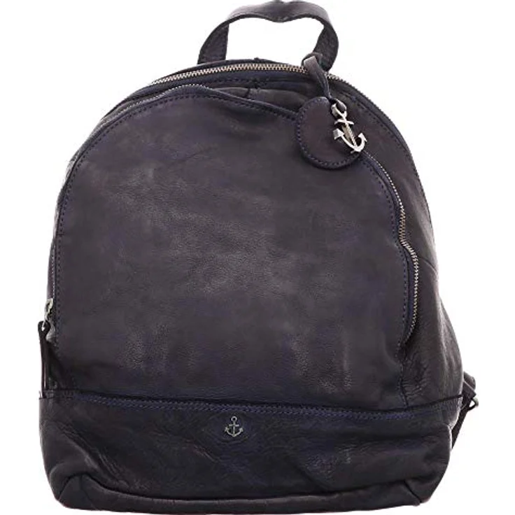 Harbour 2nd Anchor Love Meghan City Rucksack, 100% Leder, 30 cm, grau – Bild 1