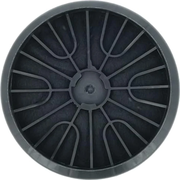 vhbw Aktivkohlefilter 2er Set, kompatibel mit Bosch DWW06W420, DWW06W450, DWP96BC50, DWP94BC60, 19 cm, schwarz – Bild 3