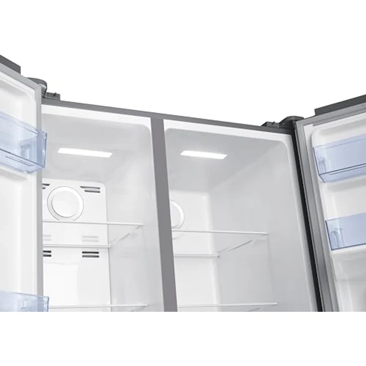 PKM KS6.12D, Side by Side Kühlschrank mit 439 L, NoFrost, Wasserspender, silber – Bild 4