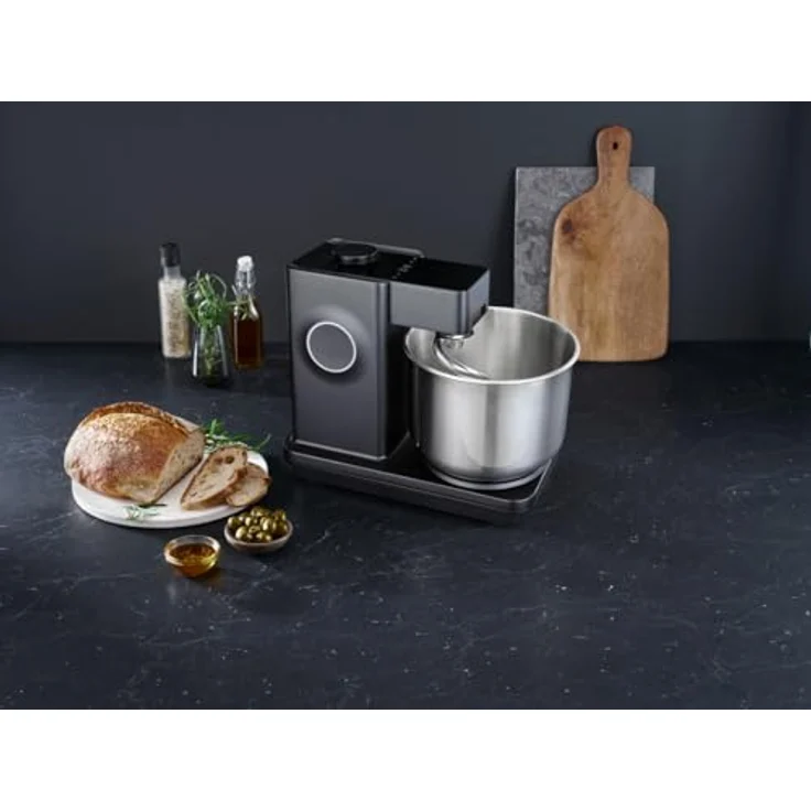 wilfa Küchenmaschine PROBAKER TIMER KM2BS-T70 schwarz, 700 Watt, integrierter Timer, 7-Liter-Edelstahl-Schüssel – Bild 8