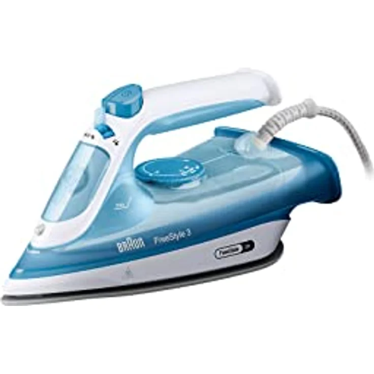 Braun FreeStyle 3 FI3144BL Dampfbügeleisen mit 3D-FreeGlide-Technologie, SuperCeramic-Sohle, Ultimate FastClean, automatische Abschaltung, Tank 270 ml, 2700 W, Blau – Bild 1