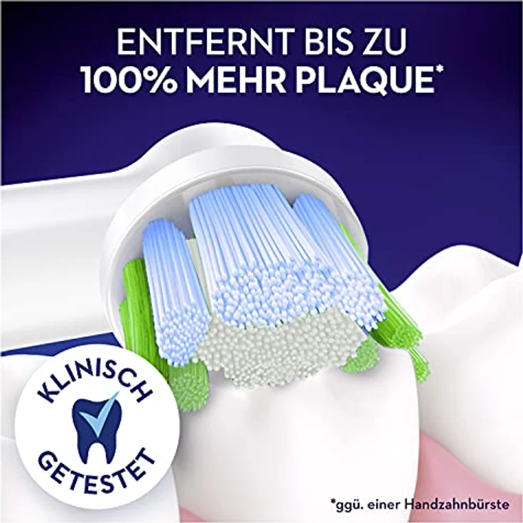 Oral-B Precision Clean Aufsteckbürsten für elektrische Zahnbürste, 8 Stück, mit CleanMaximiser-Borsten für optimale Zahnpflege, Zahnbürstenaufsatz für Oral-B Zahnbürsten, briefkastenfähige Verpackung – Bild 2