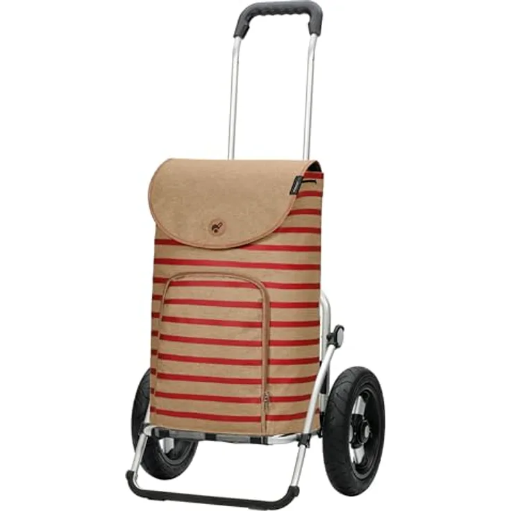 Andersen Shopper Royal Shopper Eske, Einkaufstrolley 59 cm mit 100% Polyester, orange