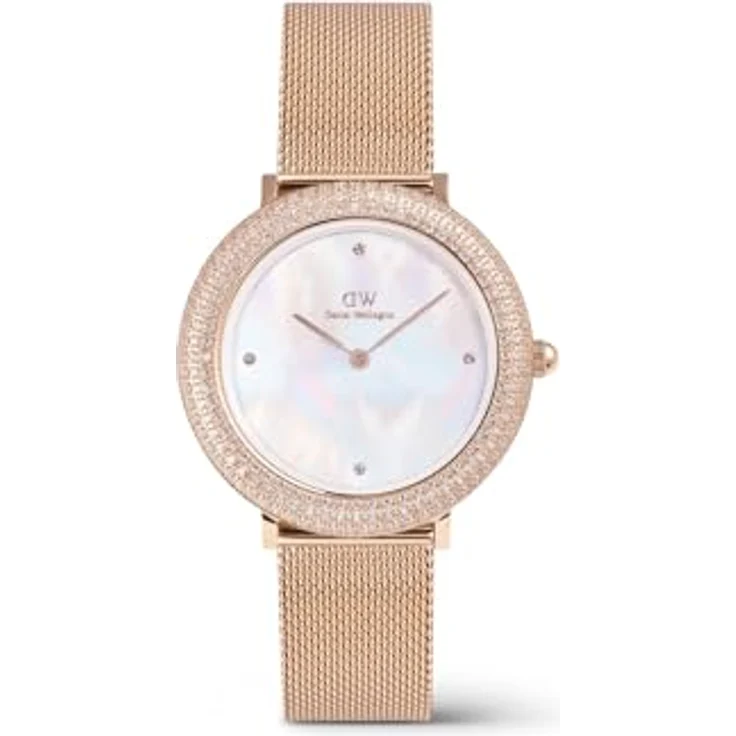 Daniel Wellington Crystalline Uhr Damen, 32mm, Japanisches Quarzwerk, doppelt beschichteter Edelstahl, Roségold – Bild 1