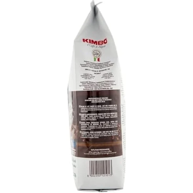 Kimbo Espresso Classico ganze Kaffeebohnen, mittlere Röstung, 1kg Beutel – Bild 5