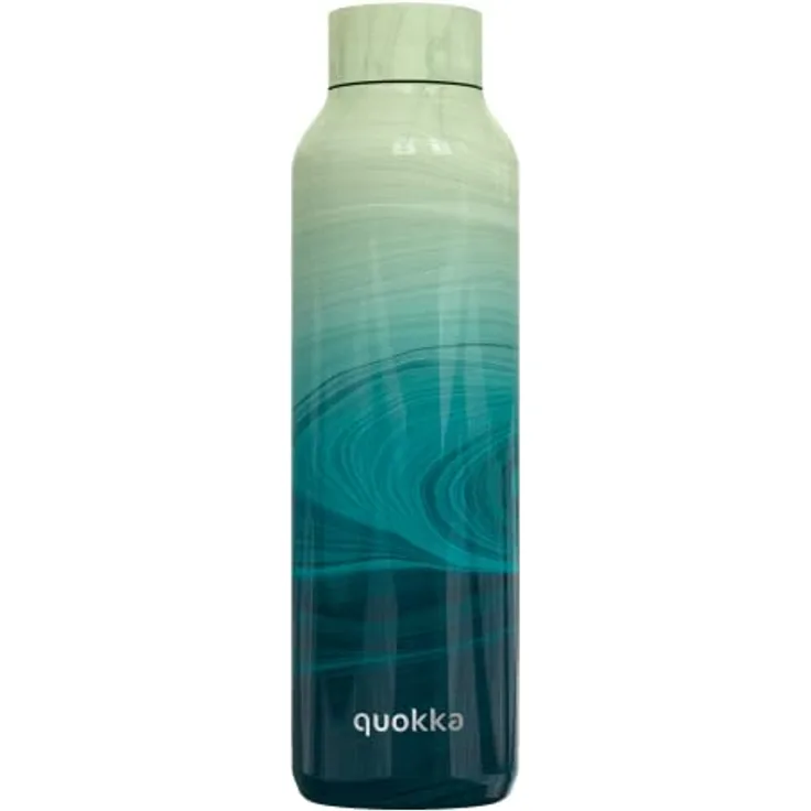Quokka SOLID OCEAN, Thermosflasche aus Edelstahl 630 ml mit doppelwandiger Vakuumisolierung, BPA-frei und Anti-Leak-Verschluss
