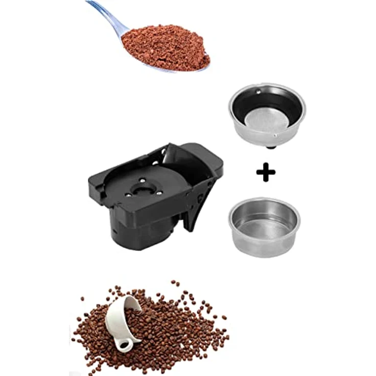 Camry Espressomaschine Multi-Kapsel-Espressomaschine CR 4414, Weiß Kaffeemaschine Kapselmaschine mit 19 bar Pumpe – Bild 4
