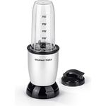 GOURMETmaxx Smoothie Maker & Standmixer 4tlg. Set - 500W & 22.000 U/min | Elektrischer Mini-Mixer 700ml mit 9 Funktionen | Kompakter Nutrition Blender inkl. To-Go Becher | Auslaufsicher & BPA frei