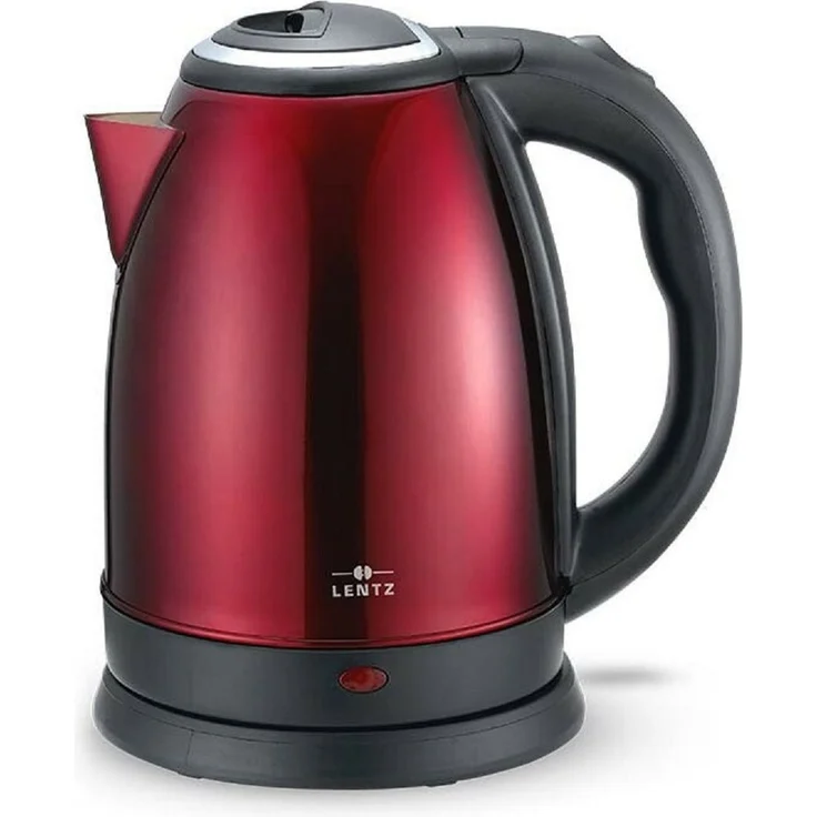 Lentz Wasserkocher 1,8 Liter Fassungsvermögen und 1800W Leistung, Edelstahl - Preisvergleich