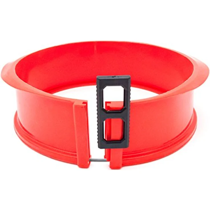 GOODS+GADGETS Silikon Springform Antihaftbeschichtete Kuchen Backform (Silikonform mit Glasboden) - Thermo-Glasboden, Spülmaschinengeeignet, hitzebeständig bis 300°C – Bild 2
