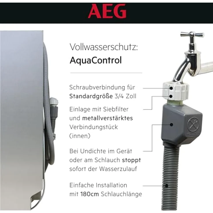 AEG GT9200X2SCM Serie 9000, teilintegrierter 60cm Einbaugeschirrspüler mit AEG App und Besteckschublade, Energieeffizienzklasse A – Bild 23