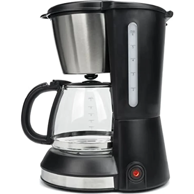 Korona 12304 Single-Kaffeemaschine | 0,7 Liter für 5 Tassen | Kompakte Bauweise, ideal für kleine Haushalte | Inklusive Permanentfilter | Schickes Edelstahlgehäuse – Bild 2