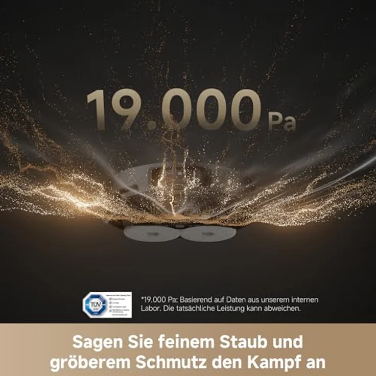 Dreame L40s Pro Ultra, Saugroboter mit Wischfunktion, 600 W, 19.000 Pa Saugkraft, Hindernisüberwindung bis 4 cm, KI-gesteuerte Kamera – Bild 4