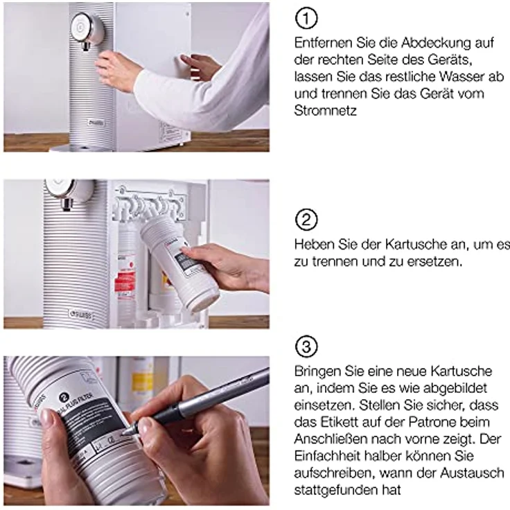 4Swiss Nano Positive Filter, Wasserfilter, Weiss – Bild 2