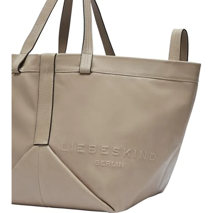 Liebeskind Berlin Shopper Elvira 2144218, edler Einkaufstasche aus Lammleder, Schwarz – Bild 4