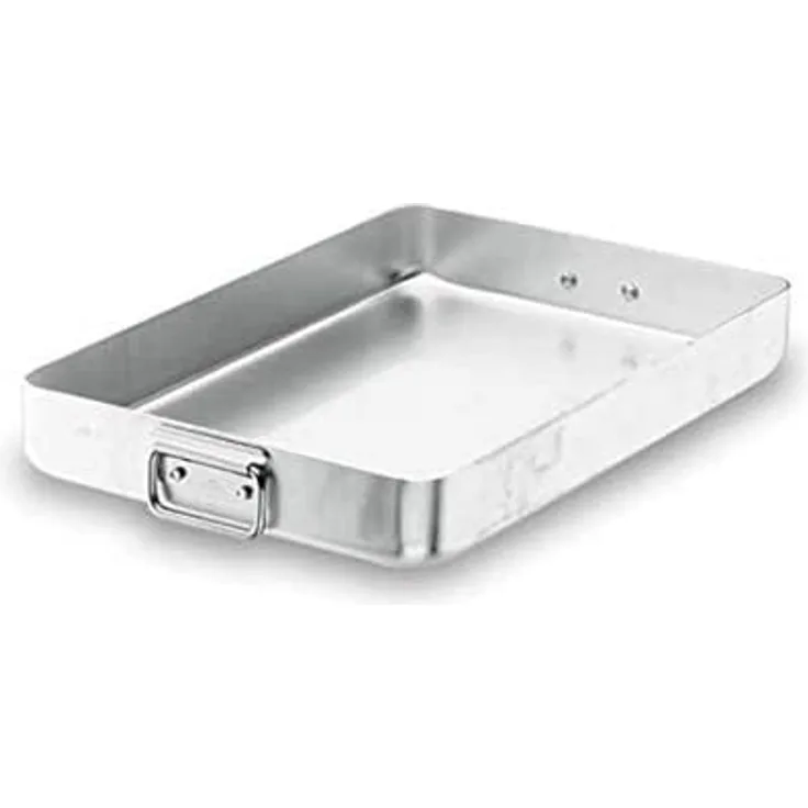 LACOR 20550A Bratpfanne mit Abfallen Griffen 50 cm, Europäische Qualität, Lacor Garantie