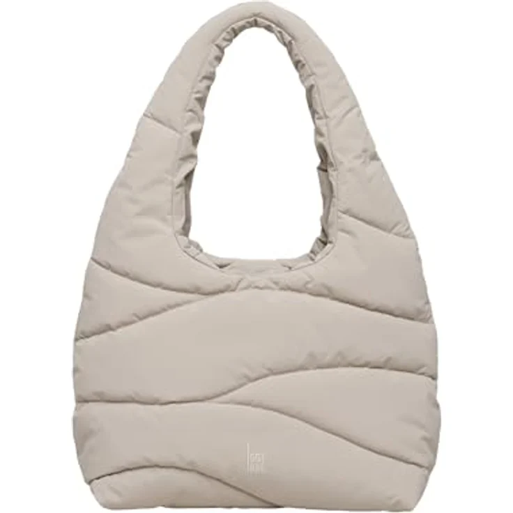 Got Bag Wavy Puffer Shopper Tasche, 40 cm, beige, 100% Nylon – Bild 1