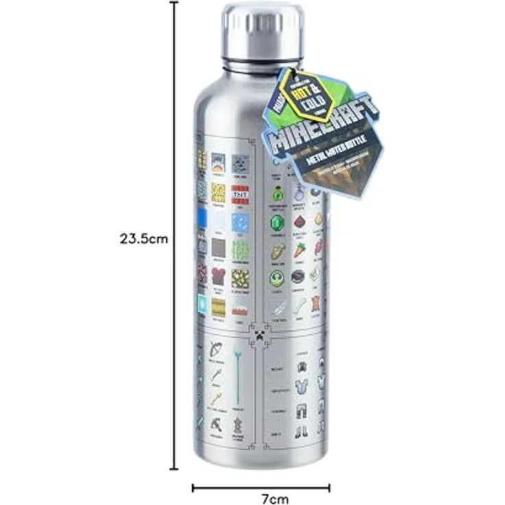 Paladone Metall Wasserflasche - Minecraft – Bild 11