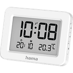 HAMA 222205 DW Kos Wecker, kompakter digitaler Wecker mit temperaturanzeige und Touch-Sensor Schlummerfunktion, ideal für Reisen
