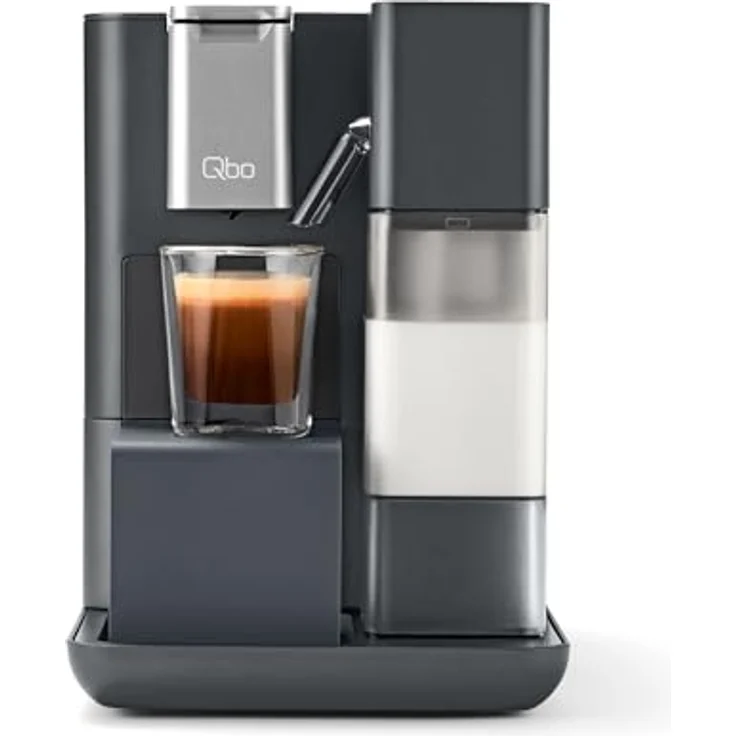 Tchibo Qbo MILK MASTER Premium Kapselmaschine, 300 ml Milchtank, PressBrew™ Technologie, Gently Grey – Bild 3