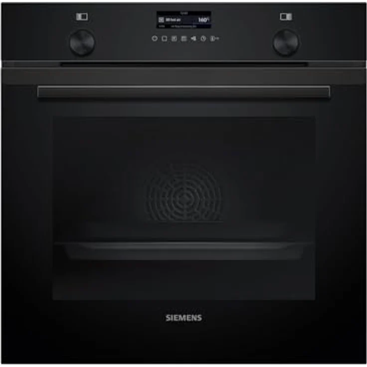 Siemens PQ527EA6BZ Set Pyrolyse Backofen HB279GBB3 Deep Black Inox mit Induktionskochfeldabzug ED851BS16E, 14 Funktionen, Kochfeldbreite 80 cm, air fry Funktion – Bild 2