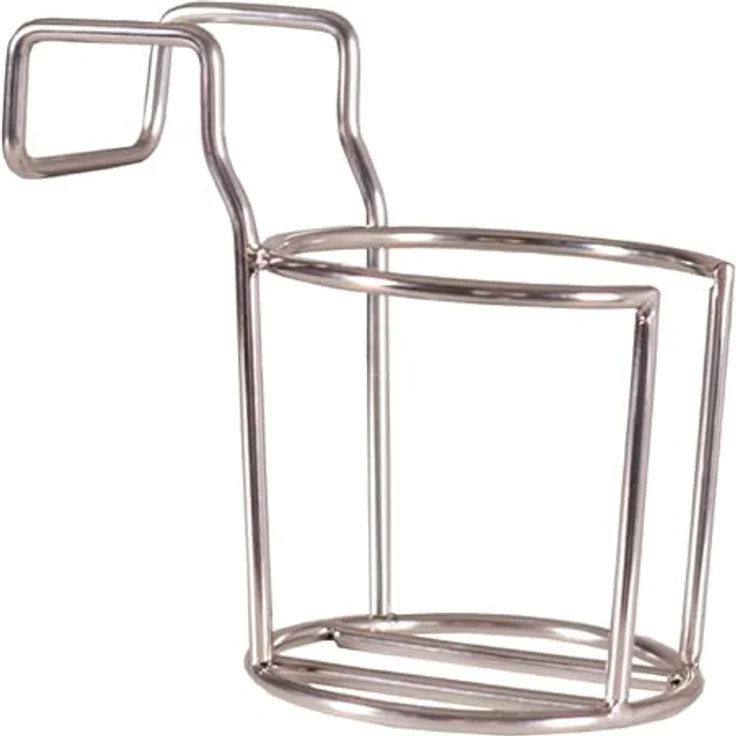 MR. DEKO Getränkehalter für Strandkörbe - Edelstahl Halter für Gläser & Becher - Flaschenhalter für Champagner, Sekt, Wein & Bier - Strandkorb Zubehör - Premium Bierhalter/Weinflaschenhalter – Bild 1