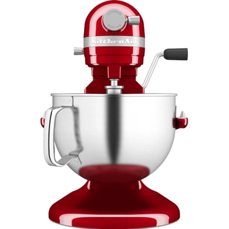 KitchenAid Küchenmaschine 5KSM60SPXE, 2 silberbeschichtete Rührwekzeuge, Planetenrührwerk, Robustes Gehäuse – Bild 3