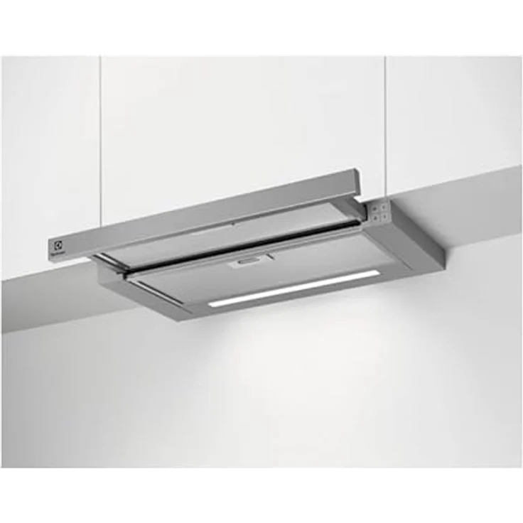 Electrolux LFP416X Flachschirmhaube, 60cm, grau, mit LED-Beleuchtung und 3 Leistungsstufen – Bild 1
