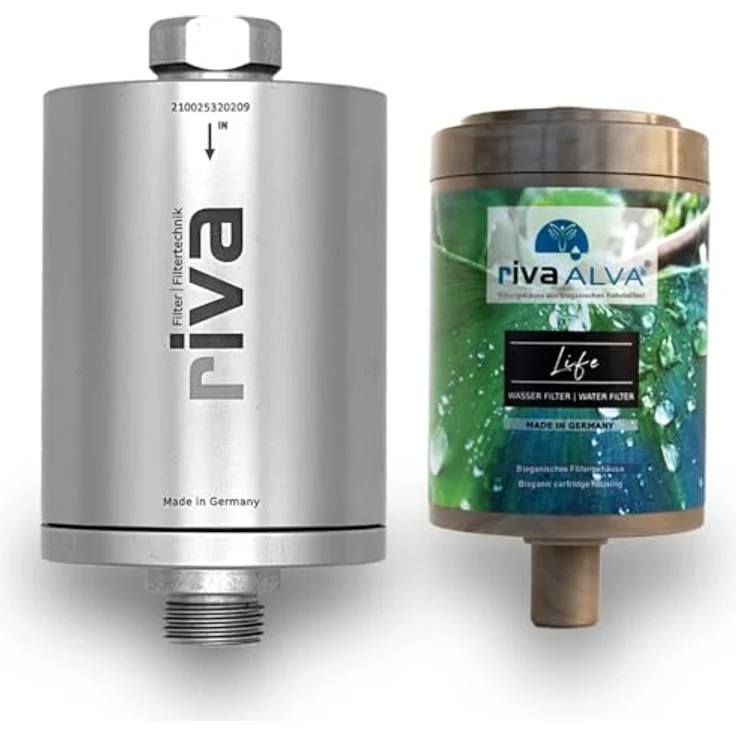 Riva rivaALVA Life Untertisch-Trinkwasserfilter mit biologisch abbaubarem Kartuschengehäuse und veredelter Blockaktivkohle – Bild 2