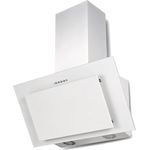 PKM Schräghaube S13-60BWPY | Kopffreihaube | Dunstabzugshaube | 60cm Breite | matt Weiß | 3 Leistungsstufen | Abluft | Umluft, White