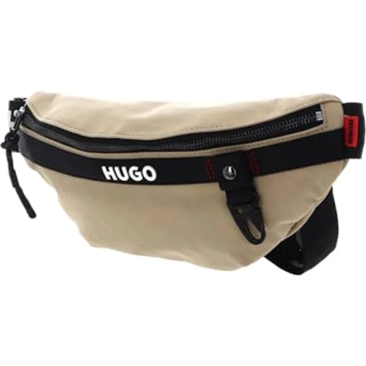 Hugo Dusky Gürteltasche, 33 cm, beige, 100% Polyamid, kompakt und stilvoll – Bild 2