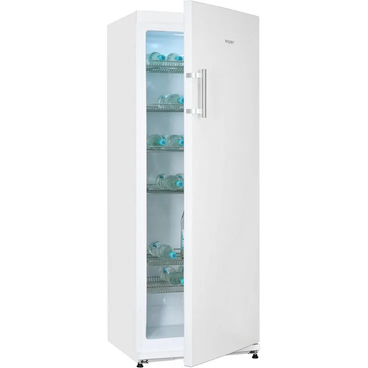 exquisit Getränkekühlschrank GKS31-V-H-280E weiss, 163 cm hoch, 60 cm breit, mit 296 l Kühlvolumen und LED-Innenbeleuchtung