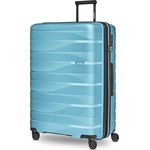 Bergpfeil Großer Hartschalen Check-in Koffer |Trolley erweiterbar 52 x 32 x 75 cm aus Polypropylen | 4,3 kg | Doppelrollen & TSA-Schloss (Travel)