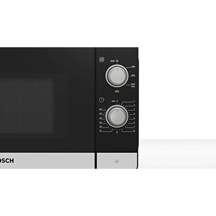 Bosch FFL020MS2 Mikrowelle, Standgerät, 800 Watt, 20 Liter Garraum, grau schwarz, lackiert – Bild 5
