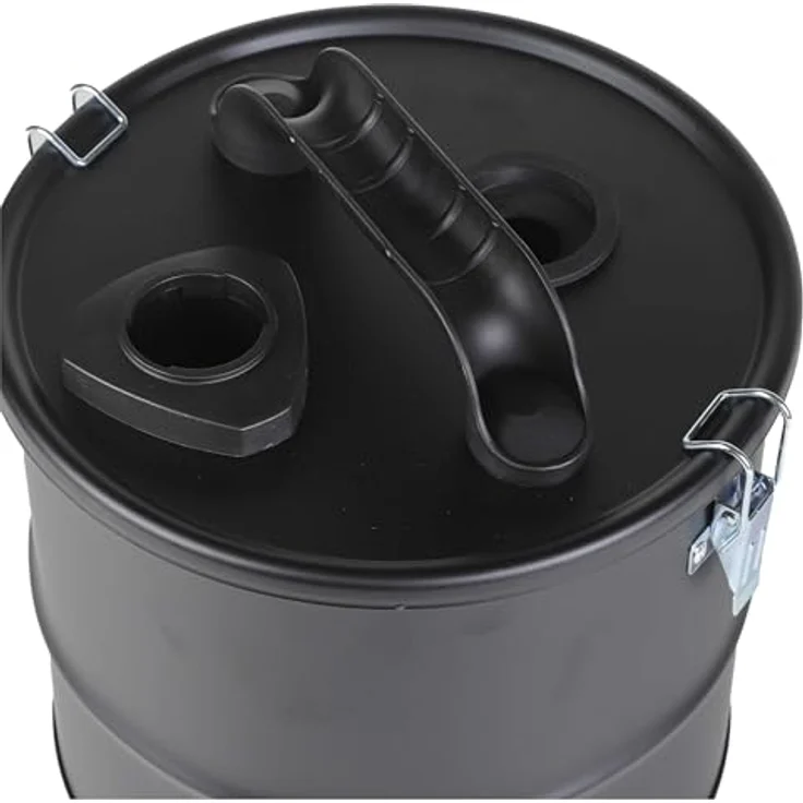 vhbw Aschefilter-Set für Bosch Alpha 29, 231, 24, 25, 31, 232, 30, inkl. Schlauch, Staubsauger-Rohr, Filterkartusche, 18 l Volumen, schwarz/silber – Bild 6