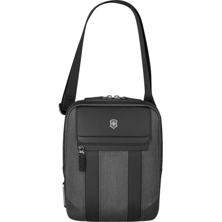 Victorinox Architecture Urban2 Crossbody Bag, Handtasche mit 360-Grad-Schutz für 10-Zoll-Tablet, Grau