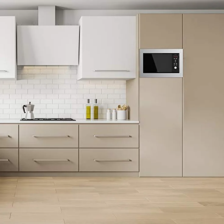 Cecotec Digital GrandHeat 2350 Mikrowelle mit Grill, Einbaugerät, 900 Watt, 23 Liter Garraum, silber, Edelstahl – Bild 4