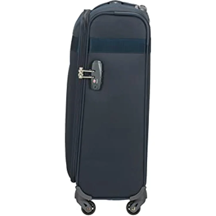 Samsonite Citybeat - Spinner M, Erweiterbar Koffer, 66 cm, 67/73 L, Blau (Navy Blue) – Bild 3