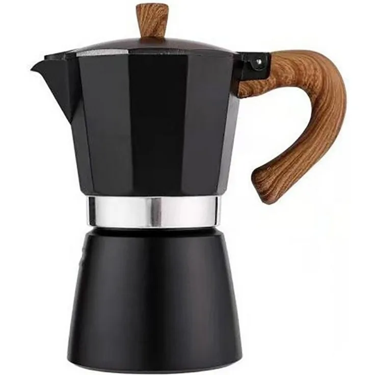 Coonoor Espressokocher, traditioneller Kaffeebereiter für Herd geeignet, kompakte Größe, perfekt für Camping und Urlaub