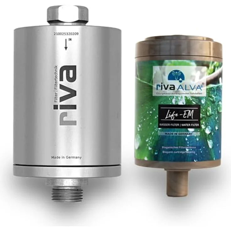 Riva rivaALVA Life-EM Untertisch-Trinkwasserfilter mit EM Keramik und biologisch abbaubarem Kartuschengehäuse – Bild 2