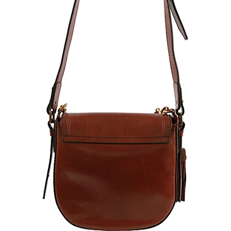 THE BRIDGE Umhängetasche Pearldistrict Satteltasche 1227, Saddle Bag, handmade Italian craftsmanship – Bild 3