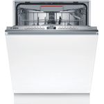 Bosch Serie 4, Vollintegrierter Geschirrspüler, 60 cm, VarioScharnier für besondere Einbausituationen, SMH4ECX21E