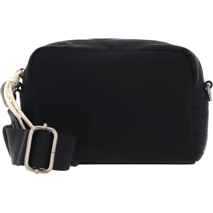 FredsBruder Friends For Life Umhängetasche, 20 cm x 6 cm x 14 cm, schwarz, 100% Polyester