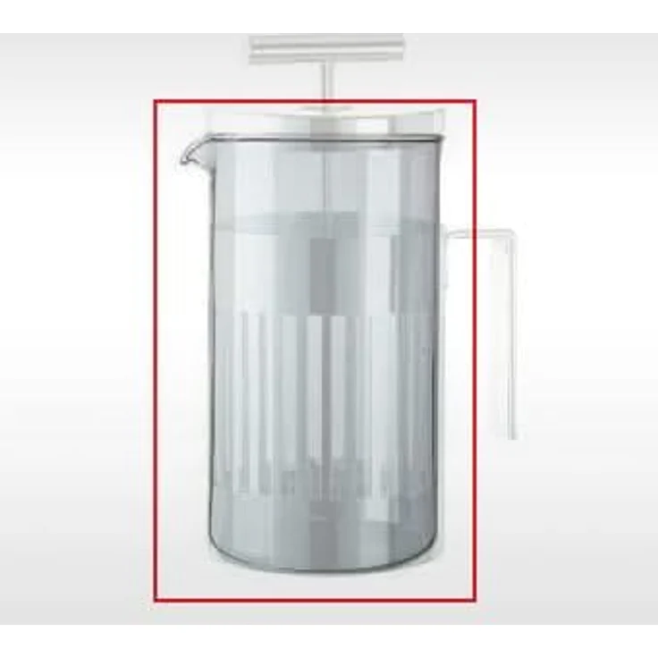 Alessi French Press Kanne, Glas zu 9094/8, MGPF 8, MSA12, GV09, AKK19/8 – Bild 2