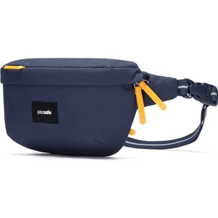 Pacsafe Go Sling Pack, Umhängetasche mit RFID-Blocker, Schlitzschutz, 2,5 l Volumen, Coastal Blue – Bild 3