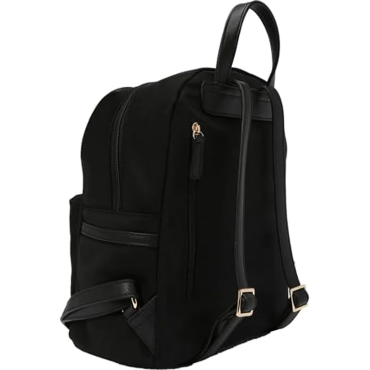 L.Credi Alena City Rucksack, 36 cm, schwarz, 100% Kunstleder, 29 x 15 x 36 cm – Bild 4