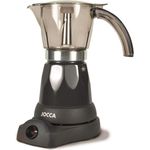 Jocca elektrische Espresso Kaffeemaschine, Espressokanne, Schwarz